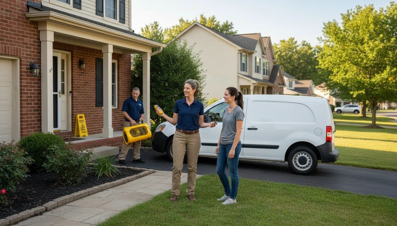 Water restoration image for Dehumidification And Cleanup Services in Aurora, NY